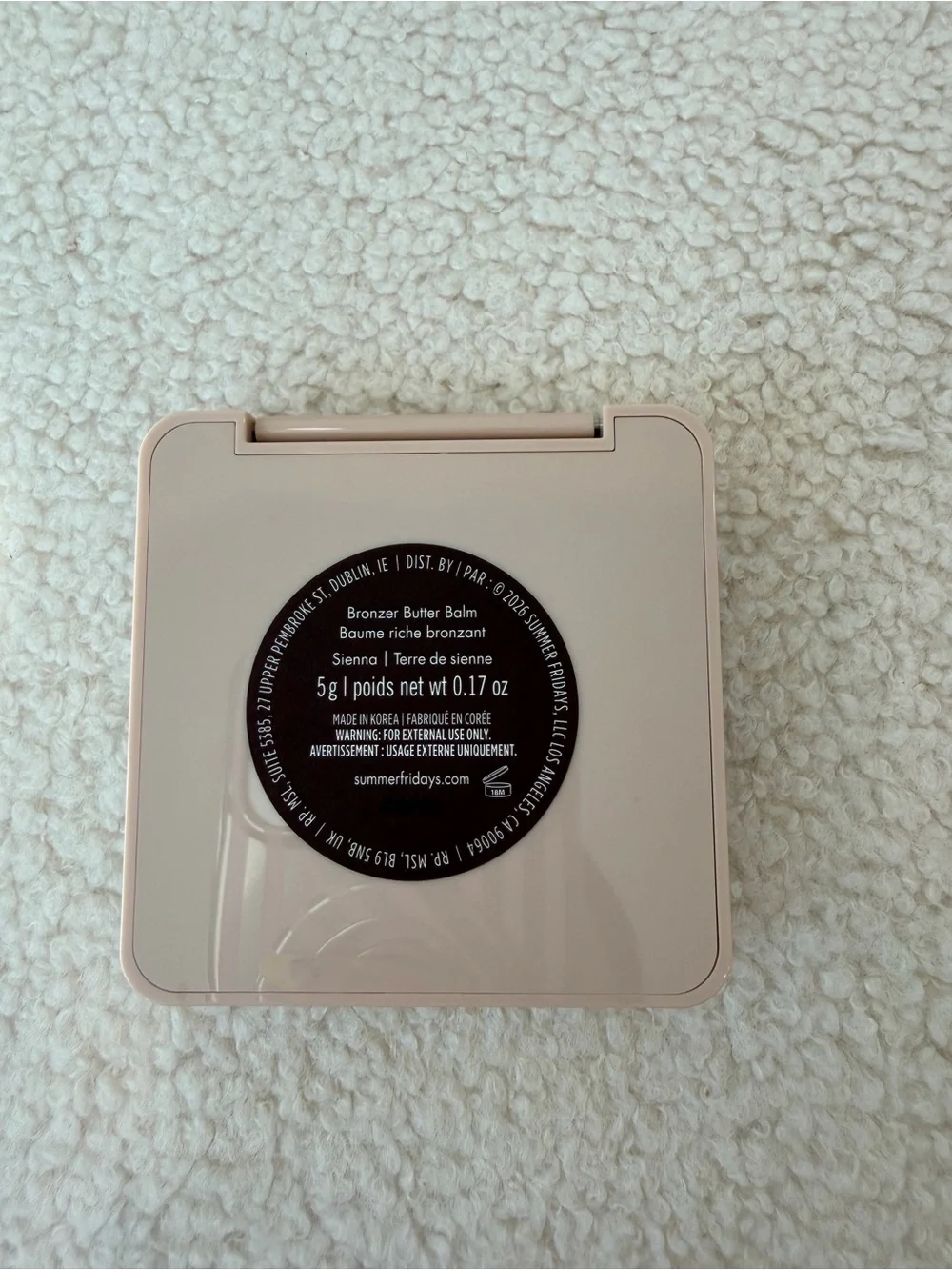 Summer Fridays Bronzer Butter Balm SHADE: Sienna